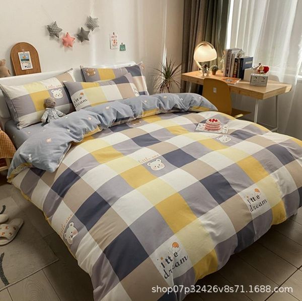 bedding sets style pure cotton printing set geometric duvet cover sheet pillowcase 4pcs single double simple household
bedding sets style pure cotton printing set geometric duvet cover sheet pillowcase 4pcs single double simple household