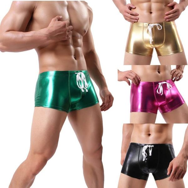 men's bright leather swimming trunks beachwear underwear surf boardshorts mens swimwear maillot de bain boy swim suits two-piece
men's bright leather swimming trunks beachwear underwear surf boardshorts mens swimwear maillot de bain boy swim suits two-piece