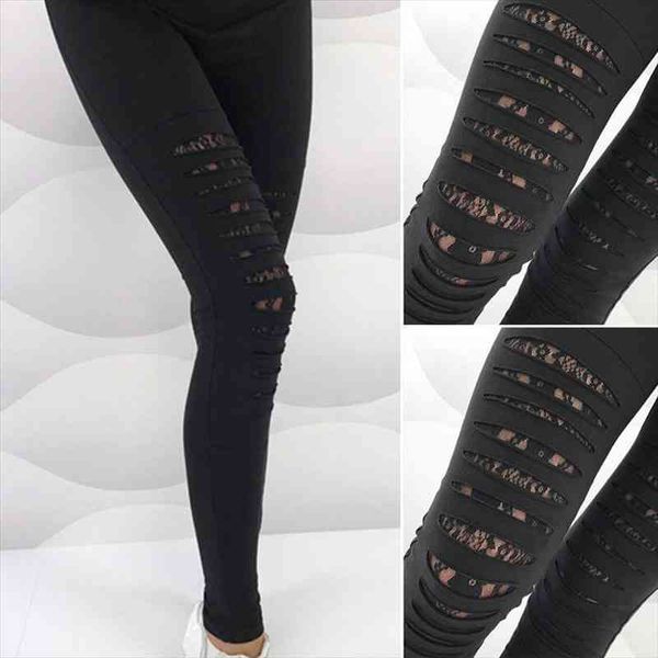 summer fashion lace torn ripped hole leggings women legging gothic legging slim elastic black bandage pants thin women wear
summer fashion lace torn ripped hole leggings women legging gothic legging slim elastic black bandage pants thin women wear