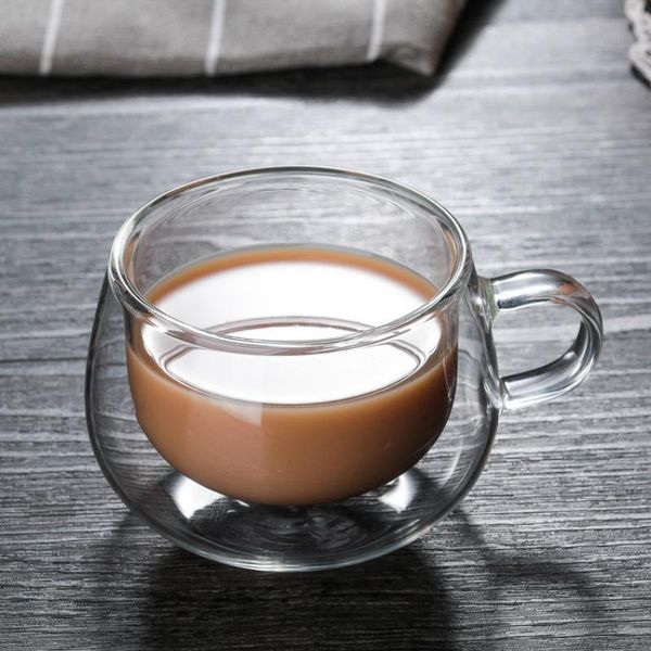 mugs 150ml creative double coffee mug transparent glass cup european with handle cafe gift
mugs 150ml creative double coffee mug transparent glass cup european with handle cafe gift