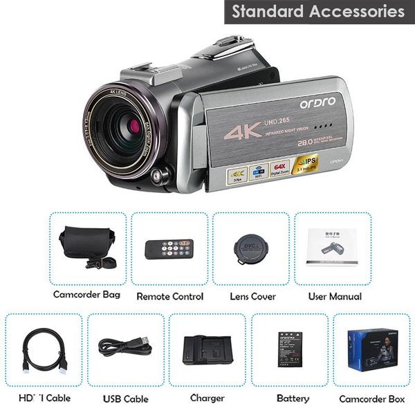 professional video camera real 4k wifi 64x digital zoom 30fps night vision camcorder ordro az50 for live broadcast camcorders
professional video camera real 4k wifi 64x digital zoom 30fps night vision camcorder ordro az50 for live broadcast camcorders