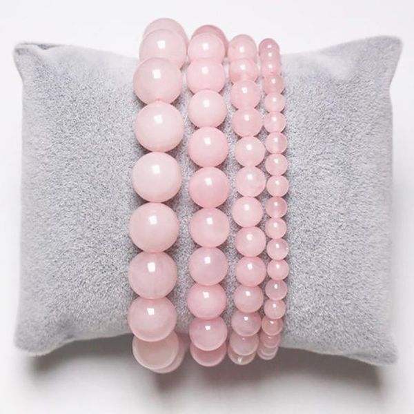 beaded, strands 2021 pink color natural stone crysrtal 4 6 8 10 mm stretch bracelet elastic cord pulseras jewelry beads lovers woman gift, Black
beaded, strands 2021 pink color natural stone crysrtal 4 6 8 10 mm stretch bracelet elastic cord pulseras jewelry beads lovers woman gift, Black