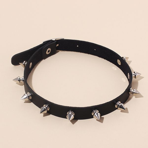 gothic style choker black rivet leather spiked necklaces neckband choker collar with adjustable size buckle pu clavicle chain 211592, Golden;silver
gothic style choker black rivet leather spiked necklaces neckband choker collar with adjustable size buckle pu clavicle chain 211592, Golden;silver