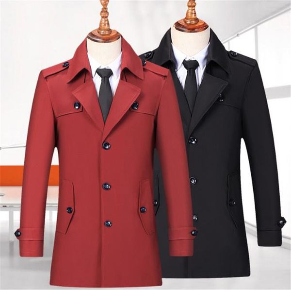 men's men trench coat designer cardigan slim plus size coats casual lapel neck long sleeve solid color man outerwear, Tan;black
men's men trench coat designer cardigan slim plus size coats casual lapel neck long sleeve solid color man outerwear, Tan;black