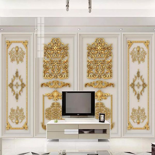 wallpapers custom po wallpaper 3d golden relief carving murals living room bedroom luxury home decor wall paper for papel de parede
wallpapers custom po wallpaper 3d golden relief carving murals living room bedroom luxury home decor wall paper for papel de parede