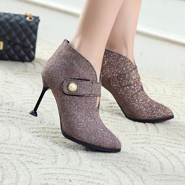 boots big size 11 12 13 14 15 16 17 spiked fine-heeled shoes magic stick pearl button short-barrel high-heeled fashion, Black
boots big size 11 12 13 14 15 16 17 spiked fine-heeled shoes magic stick pearl button short-barrel high-heeled fashion, Black