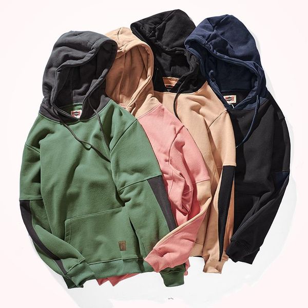 men's hoodies & sweatshirts autumn and winter fashion pure cotton terry heavy weight plus velvet for thick loose hooded pullover sports, Black
men's hoodies & sweatshirts autumn and winter fashion pure cotton terry heavy weight plus velvet for thick loose hooded pullover sports, Black