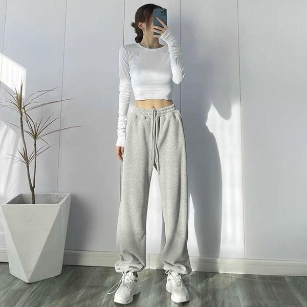 running pants loose sweatpants casual women drawstring straight wide-leg autumn winter ins fashion american strapped sports, Black;blue
running pants loose sweatpants casual women drawstring straight wide-leg autumn winter ins fashion american strapped sports, Black;blue