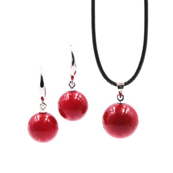 earrings & necklace elegant women pendant set artificial coral metal silver color round beads chain charms jewelry sets valentine gift a742
earrings & necklace elegant women pendant set artificial coral metal silver color round beads chain charms jewelry sets valentine gift a742