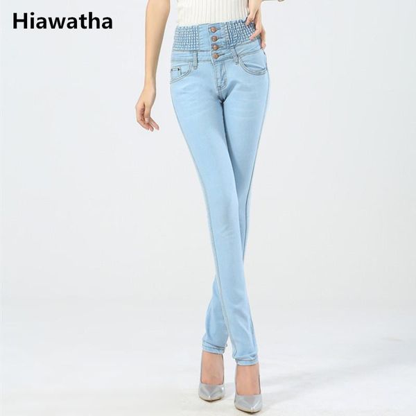 women's jeans hiawatha spring large size trousers women elastic waist pencil pants fashion high slim jst040, Blue
women's jeans hiawatha spring large size trousers women elastic waist pencil pants fashion high slim jst040, Blue
