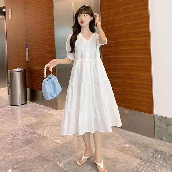 maternity dresses 33294# clothes summer cotton short sleeves loose stylish a line dress pregnant women mom, White
maternity dresses 33294# clothes summer cotton short sleeves loose stylish a line dress pregnant women mom, White
