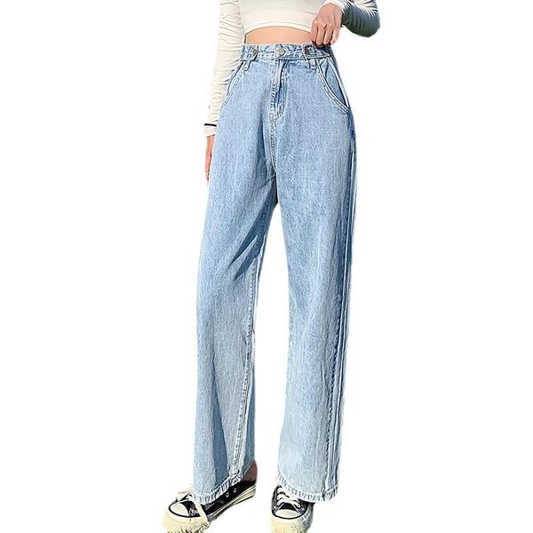 women's jeans for girls high waist woman denim pants full length trousers womens clothing korean fashion streetwear, Blue
women's jeans for girls high waist woman denim pants full length trousers womens clothing korean fashion streetwear, Blue