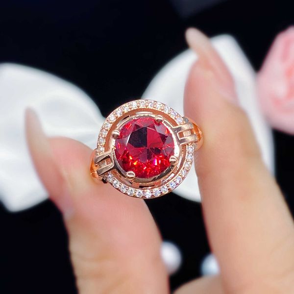 new style fashion ring simulation red tourmaline color treasure opening ring female luxury living ring, Golden;silver
new style fashion ring simulation red tourmaline color treasure opening ring female luxury living ring, Golden;silver