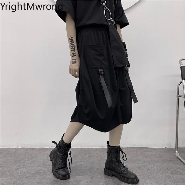 elastic waist baggy straight ribbon belt strap cargo pocket jogger short pant japanese teenager men hip hop punk streetwear wide men's, White;black
elastic waist baggy straight ribbon belt strap cargo pocket jogger short pant japanese teenager men hip hop punk streetwear wide men's, White;black