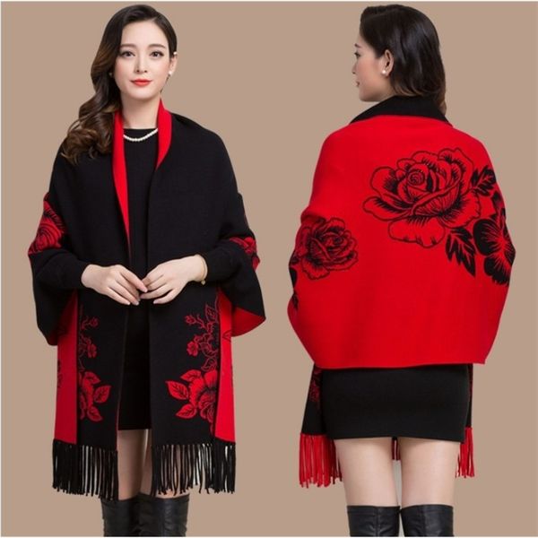 women's jackets coats autumn and winter loose bat thickened with sleeve cape sweater for women h5fk, Black;brown
women's jackets coats autumn and winter loose bat thickened with sleeve cape sweater for women h5fk, Black;brown