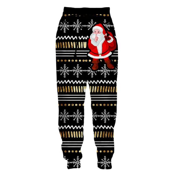 style santa claus 3d digital christmas printed trousers sports casual men's shorts, White;black
style santa claus 3d digital christmas printed trousers sports casual men's shorts, White;black