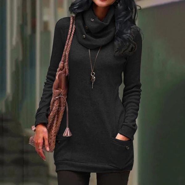 women's blouses & shirts fashion buttons warm tunic blouse turtleneck casual winter ladies bottom female women long sleeve shirt pullo, White
women's blouses & shirts fashion buttons warm tunic blouse turtleneck casual winter ladies bottom female women long sleeve shirt pullo, White