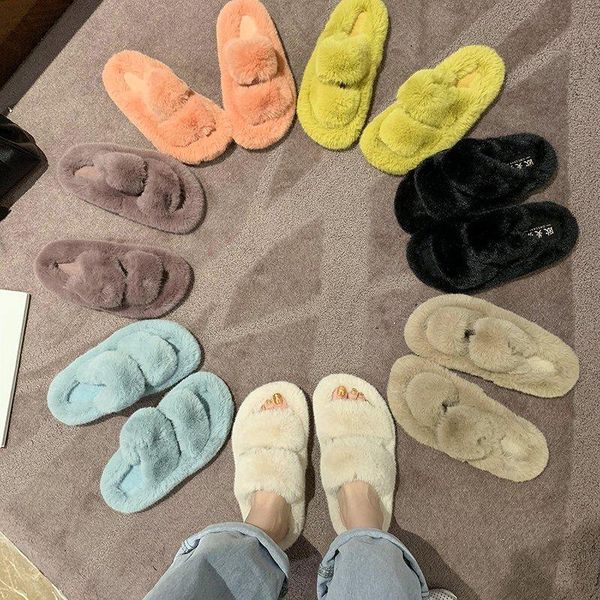 slippers women shoes 2021 fastion casual 2 strap furry slides comfortable home woman indoor fast, Black
slippers women shoes 2021 fastion casual 2 strap furry slides comfortable home woman indoor fast, Black