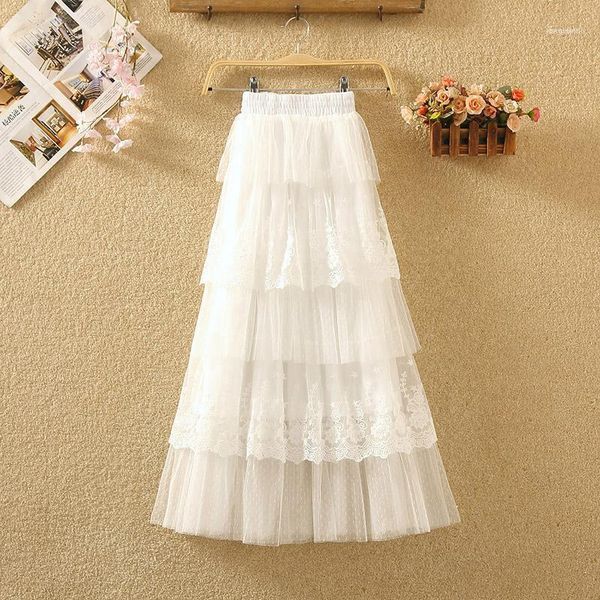 skirts lace net yarn skirt female summer high waist fairy cake a word in the long section1, Black
skirts lace net yarn skirt female summer high waist fairy cake a word in the long section1, Black