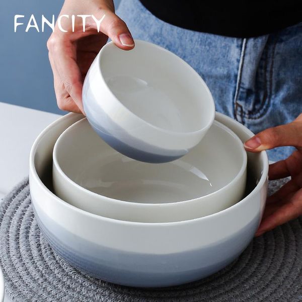 bowls fancity home creative ceramic bowls, large soup salad personality noodle trumpet
bowls fancity home creative ceramic bowls, large soup salad personality noodle trumpet