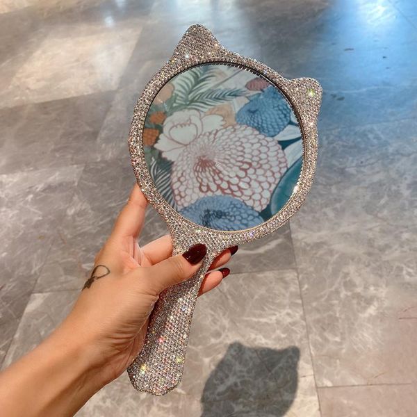 mirrors cartoon hand mirror with crystal handheld vanity makeup spa salon handle cosmetic
mirrors cartoon hand mirror with crystal handheld vanity makeup spa salon handle cosmetic
