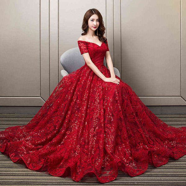prom luxury boutique occasion dresses toast bride 2021 simple and generous red sequin evening slim modern, Black
prom luxury boutique occasion dresses toast bride 2021 simple and generous red sequin evening slim modern, Black
