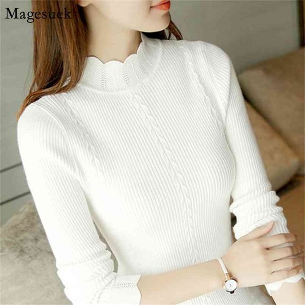 fashion korean slim knitted sweater women bottom basic white turtleneck winter pullovers 7570 50 210512, White;black
fashion korean slim knitted sweater women bottom basic white turtleneck winter pullovers 7570 50 210512, White;black