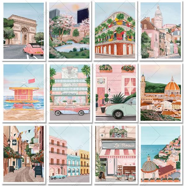 paintings cartoon travel city poster italy paris london landscape canvas print wall art pictures for home decoration interior
paintings cartoon travel city poster italy paris london landscape canvas print wall art pictures for home decoration interior