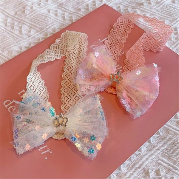 1pcs lace gauze mesh girl headband crown bows flower born cute hairband for kids turban children fashion hair accessories, Slivery;white
1pcs lace gauze mesh girl headband crown bows flower born cute hairband for kids turban children fashion hair accessories, Slivery;white