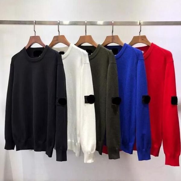 21ss stone spring island long sleeve tees embroidered round logo men women casual sweaters couple sweater pullover 02801, White;black
21ss stone spring island long sleeve tees embroidered round logo men women casual sweaters couple sweater pullover 02801, White;black