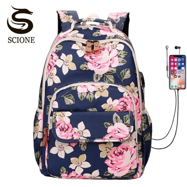 backpack floral printing lapusb charging rucksack student school bag large flowers casual waterproof travel backpacks xa163m
backpack floral printing lapusb charging rucksack student school bag large flowers casual waterproof travel backpacks xa163m