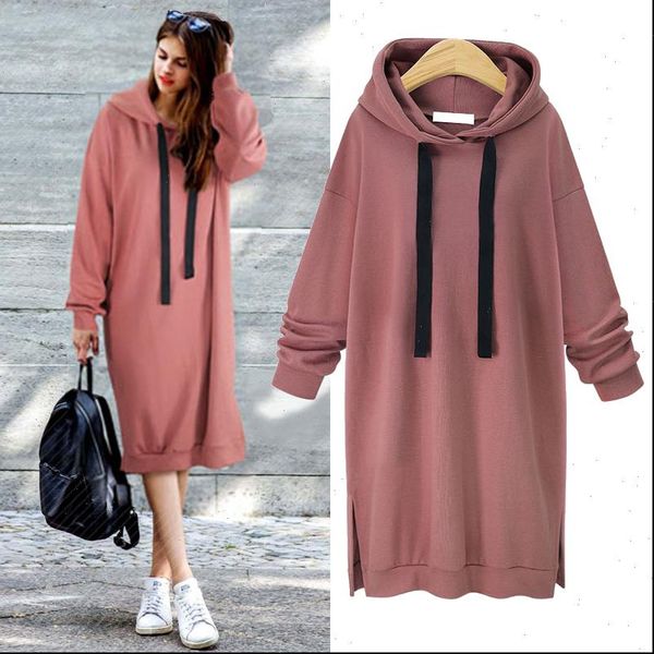 autumn winter casual side womens hoodie split long sleeve slim plus thick sweatshirt dress pullover drawstring, Black
autumn winter casual side womens hoodie split long sleeve slim plus thick sweatshirt dress pullover drawstring, Black