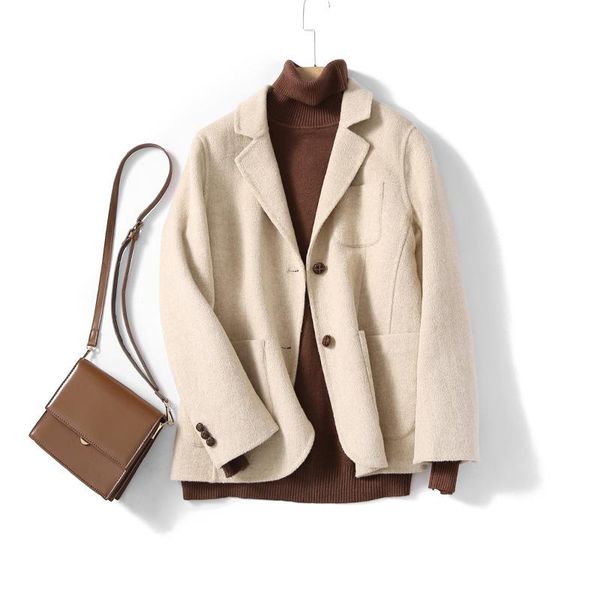 women's jackets zoj british tweed coat short herringbone suit autumn winter 2021, Black;brown
women's jackets zoj british tweed coat short herringbone suit autumn winter 2021, Black;brown
