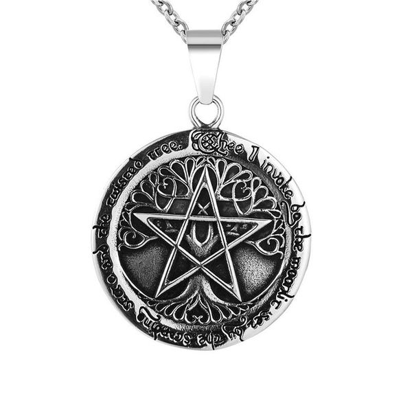 pendant necklaces hip hop jewelry retro punk five star tree of life fashion 316l stainless steel chain for men drop, Silver
pendant necklaces hip hop jewelry retro punk five star tree of life fashion 316l stainless steel chain for men drop, Silver