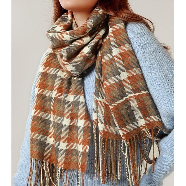 scarves autumn and winter plaid scarf for women design warm cashmere soft tassel long shawl wraps blanket female foulard pareo, Blue;gray
scarves autumn and winter plaid scarf for women design warm cashmere soft tassel long shawl wraps blanket female foulard pareo, Blue;gray