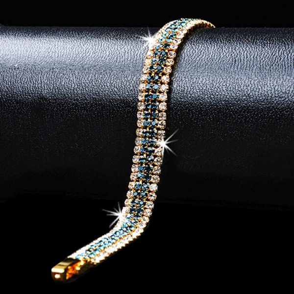 link, chain fashion charming bride wedding crystal bracelet women jewelry shiny rhinestone for female 2021, Black
link, chain fashion charming bride wedding crystal bracelet women jewelry shiny rhinestone for female 2021, Black