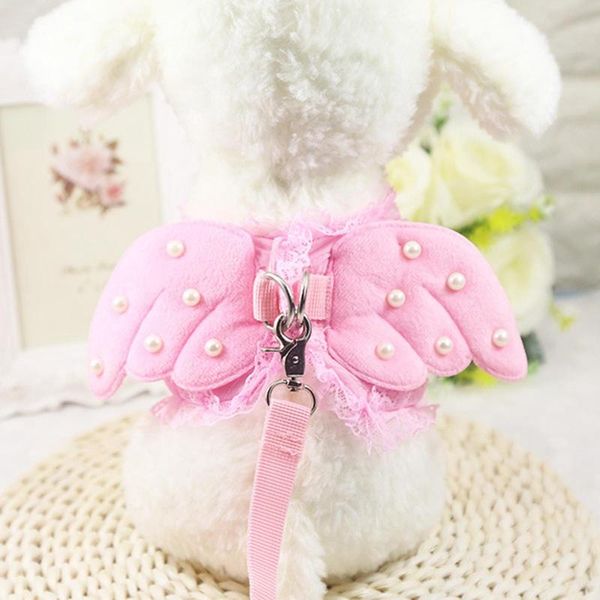 angel pet dog leashes lace mesh harness pearls wing adjustable for small dogs cats accessories collars &
angel pet dog leashes lace mesh harness pearls wing adjustable for small dogs cats accessories collars &
