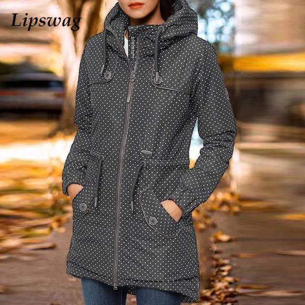 women's jackets vintage dot print winter coat autumn pocket drawstring waist loose outwear casual long sleeve women jacket streetwear, Black;brown
women's jackets vintage dot print winter coat autumn pocket drawstring waist loose outwear casual long sleeve women jacket streetwear, Black;brown