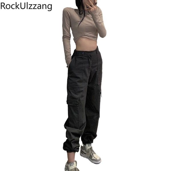 high waist loose harem many pocket techwear streetwear cargo jogger pant women trouser korean summer solid simple casual bottom women's, Black;white
high waist loose harem many pocket techwear streetwear cargo jogger pant women trouser korean summer solid simple casual bottom women's, Black;white