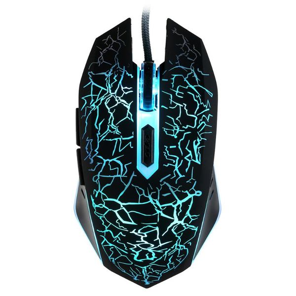 mice wired gaming mouse 3600dpi ergonomic optical 4 adjustable dpi levels/ 6 buttons/ 7-color breathing light, black 
mice wired gaming mouse 3600dpi ergonomic optical 4 adjustable dpi levels/ 6 buttons/ 7-color breathing light, black
