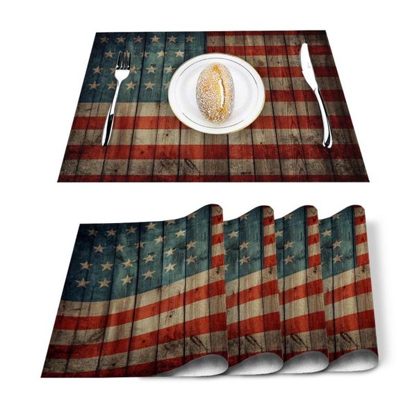 table runner 4/6pcs american flag wood stars retro kitchen placemat set dining mats cotton linen pad bowl cup mat home decor
table runner 4/6pcs american flag wood stars retro kitchen placemat set dining mats cotton linen pad bowl cup mat home decor