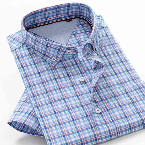 2021 branded summer clothing plaid short 100% comfortable cotton large size shirt, White;black
2021 branded summer clothing plaid short 100% comfortable cotton large size shirt, White;black