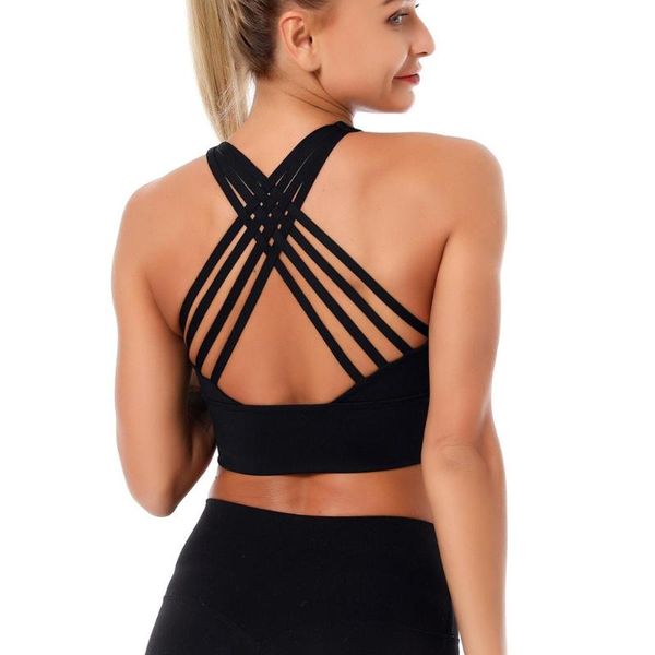 yoga bra women tank fitness proof quick dry backless cross tanks push up crop gym clothing, White;black
yoga bra women tank fitness proof quick dry backless cross tanks push up crop gym clothing, White;black
