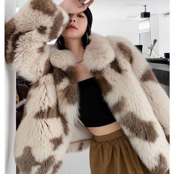 women's fur & faux 2021 fashion women winter solid outwear female turn-down collar long sleeve warm thick fluffy jacket coats n153, Black
women's fur & faux 2021 fashion women winter solid outwear female turn-down collar long sleeve warm thick fluffy jacket coats n153, Black