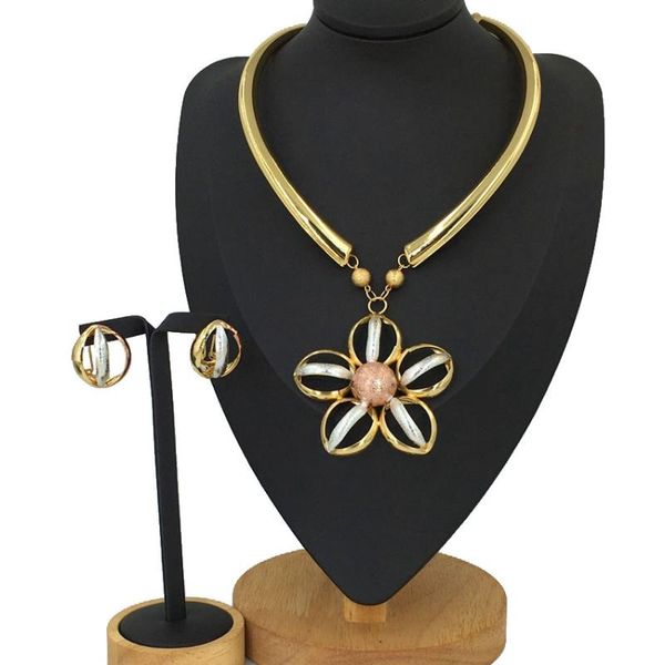 earrings & necklace yuminglai 24k gold plated special pendant and two sets of jewelry set brazil fhk12166, Silver
earrings & necklace yuminglai 24k gold plated special pendant and two sets of jewelry set brazil fhk12166, Silver