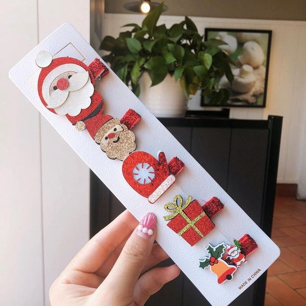 hair accessories 5pcs girls clips cute cartoon christmas pin children hairpin party princess, Slivery;white
hair accessories 5pcs girls clips cute cartoon christmas pin children hairpin party princess, Slivery;white