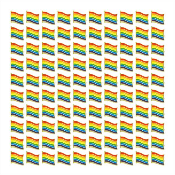 wholesale 100pcs gay pride pins lgbtq rainbow flag brooch pins for clothes bag decoration h1018, Gray
wholesale 100pcs gay pride pins lgbtq rainbow flag brooch pins for clothes bag decoration h1018, Gray
