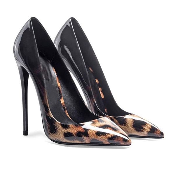 dress shoes yechne leopard print women's high heels pointed toe wedding pumps plus size party patent leather, Black
dress shoes yechne leopard print women's high heels pointed toe wedding pumps plus size party patent leather, Black