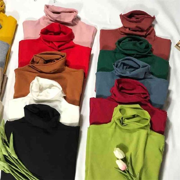 autumn winter sweater bottom shirt women's turtleneck knit women slim heap collar wool pullovers 210420, White;black
autumn winter sweater bottom shirt women's turtleneck knit women slim heap collar wool pullovers 210420, White;black