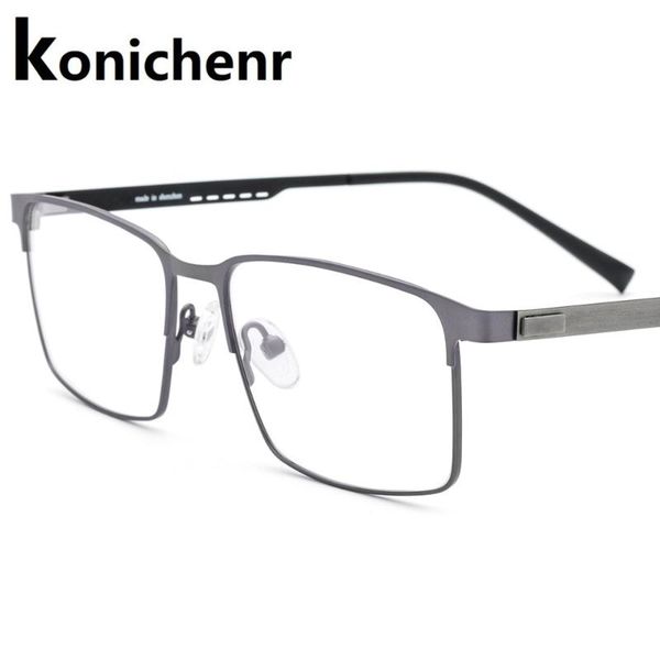 fashion sunglasses frames konichenr titanium alloy prescription spectacles male 2021 full rim square eyewear frame myopia glasses for men, Black
fashion sunglasses frames konichenr titanium alloy prescription spectacles male 2021 full rim square eyewear frame myopia glasses for men, Black